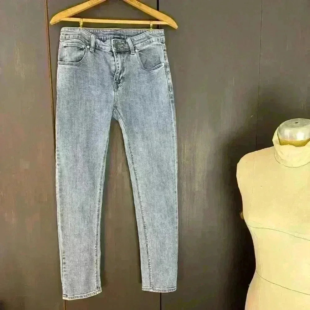 ASOS womens skinny Stretch jeans Light blue size 30 cotton‎ blend Ankle Denim